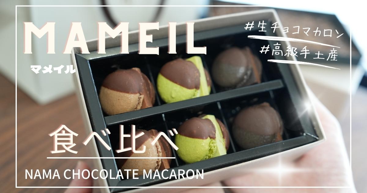 MAMEILマメイル生チョコレート高級マカロンはプチギフトに最適