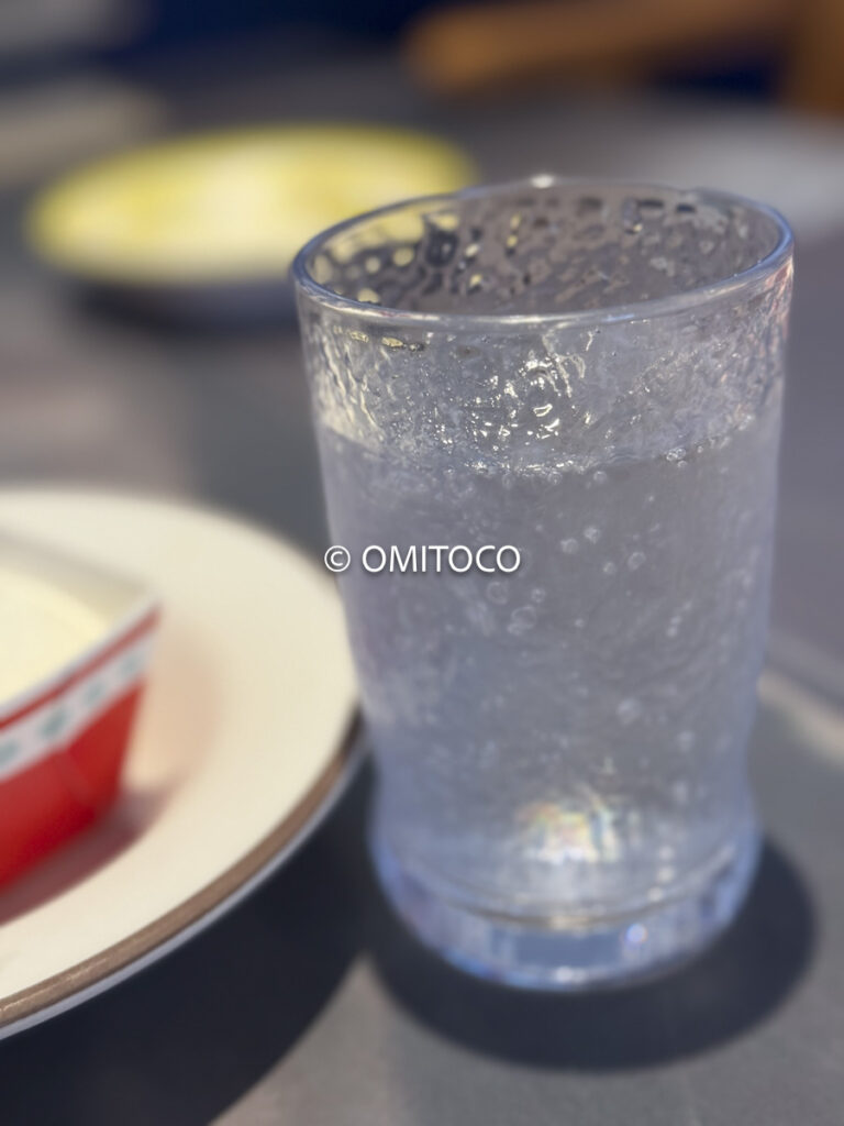 サイゼリヤ炭酸水無料